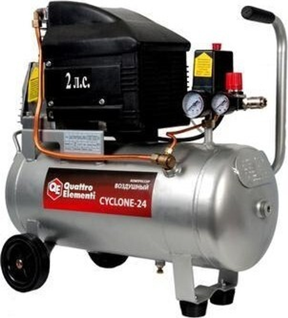 Компрессор поршневой QUATTRO ELEMENTI CYCLONE-24 770-230