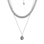 Колье Fiore Luna Silver Night B2402SW-N01.3 BW/S