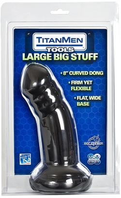 Черный анальный фаллос  BIG STUFF LARGE