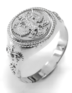 Ювелирное кольцо от бренда "Эстерелла" из серебра