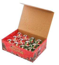 XM-606 Шар со снегом «С Рождеством!» 2/асс