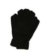 перчатки k/ikonik patch knit Karl Lagerfeld - черный(226W3605)