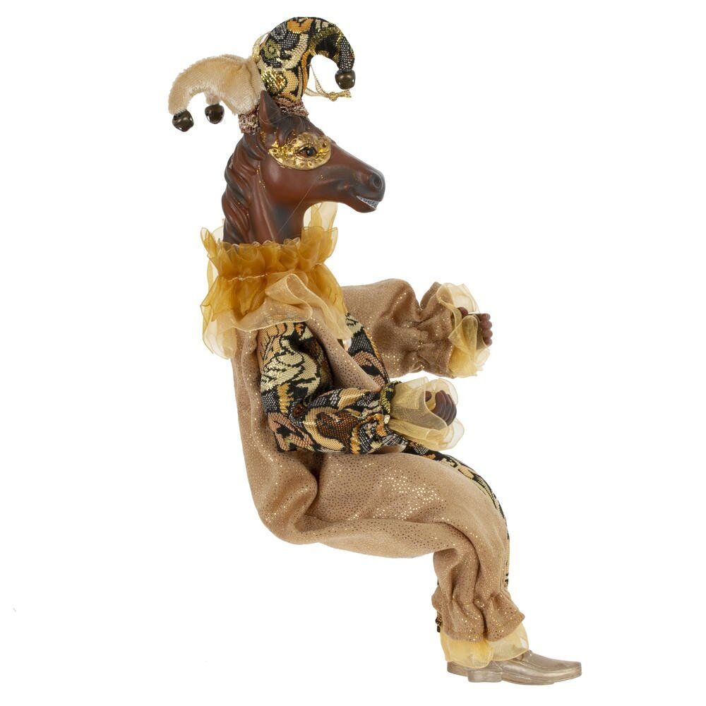 GAEM Игрушка набивная подвес "Лошадь-клоун", L15 W10 H37/24 см