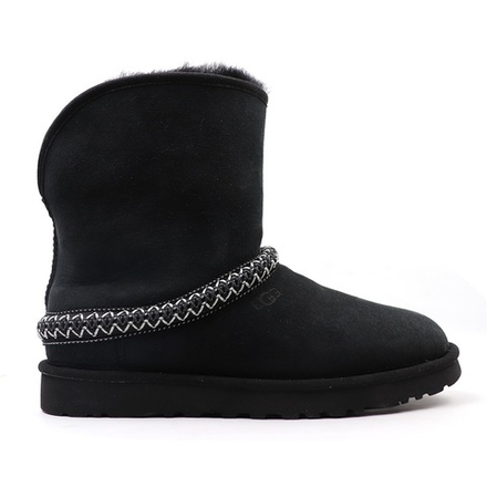 UGG Classic Short Crescent Black