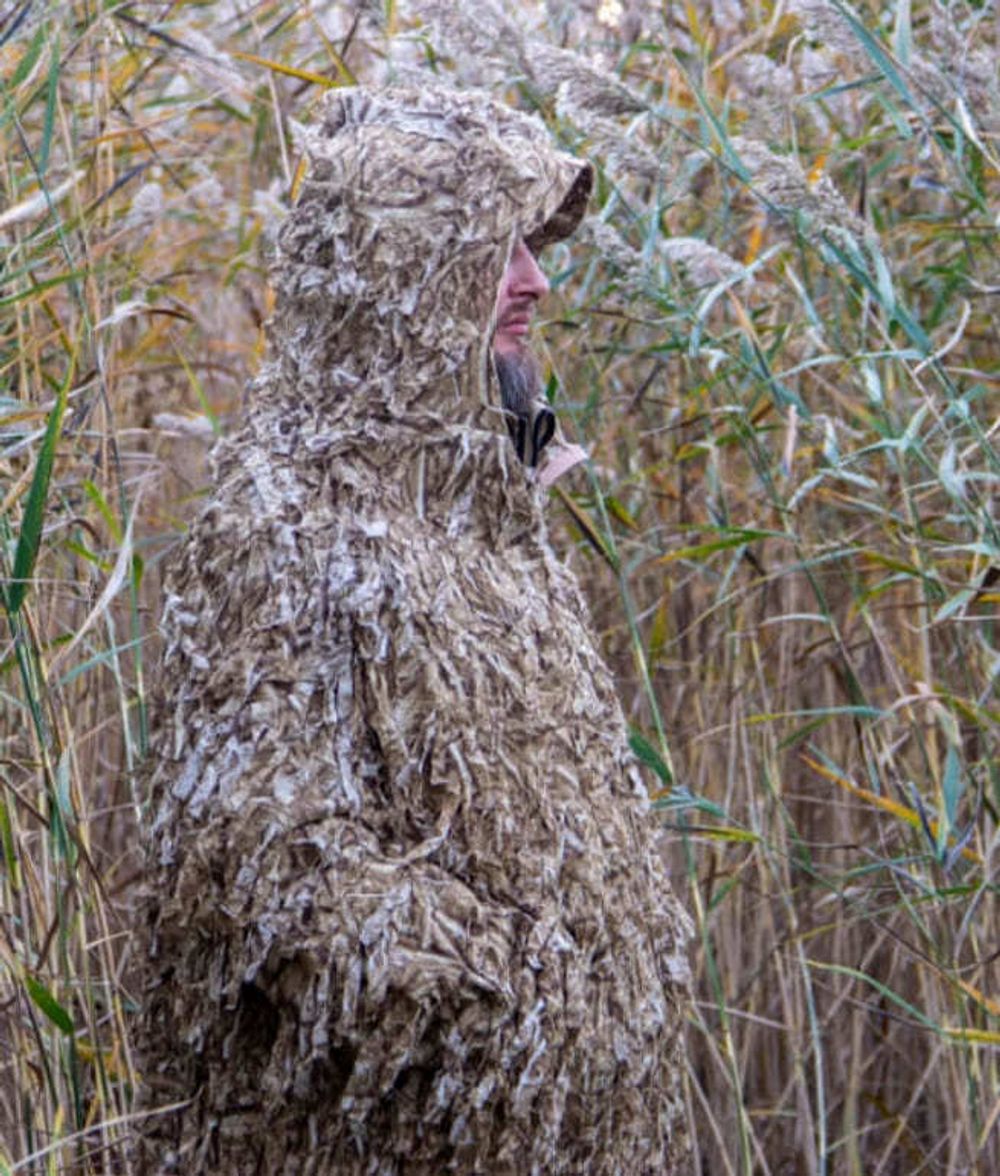 Халат маскировочный "Леший ULTRA MX19" North Way, цвет: светлый камыш