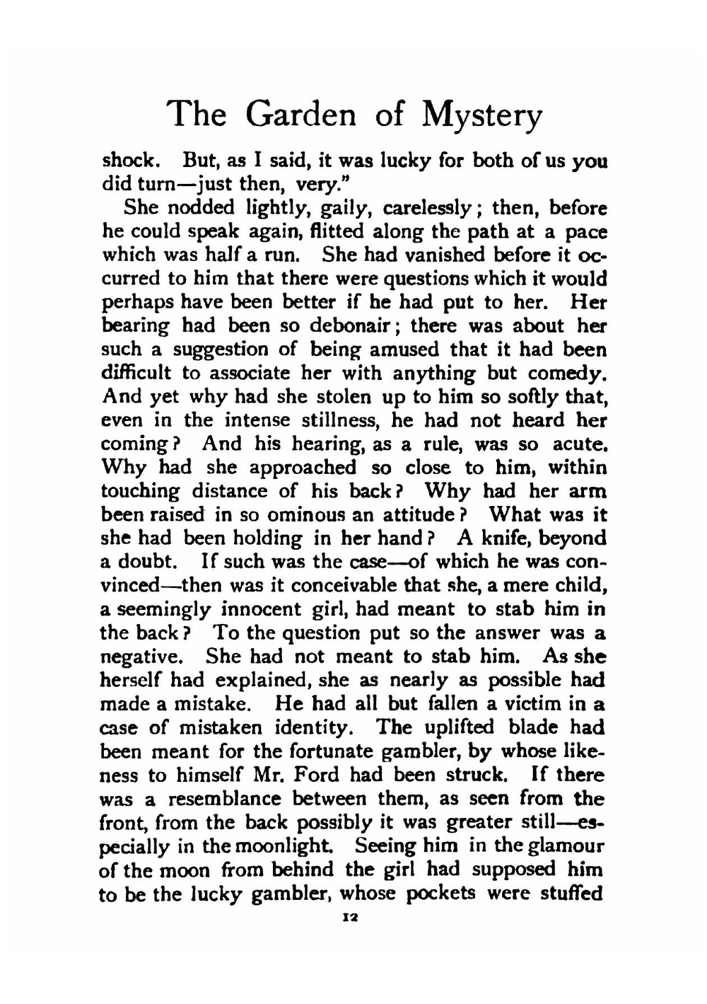 The Garden of Mystery | Richard Marsh