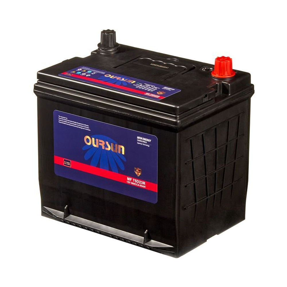 Аккумулятор OURSUN JIS MF 75D23R MF75D23R
