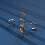 Кольцо с Цаворитами и Сапфирами, R0103-0/15