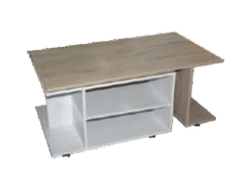 Стол журнальный раскладной "Пшенек 6" (дуб ирландский/бел лиственница), ЛДСП, Комфорт-S, г. Ижевск Русский