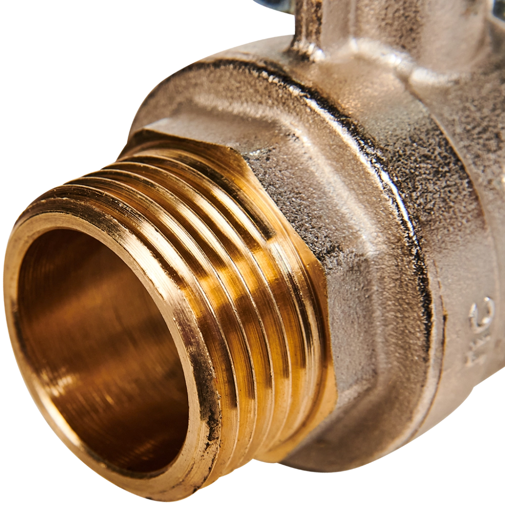 STOUT Кран шаровой полнопроходной, НР/НР, ручка рычаг 1*