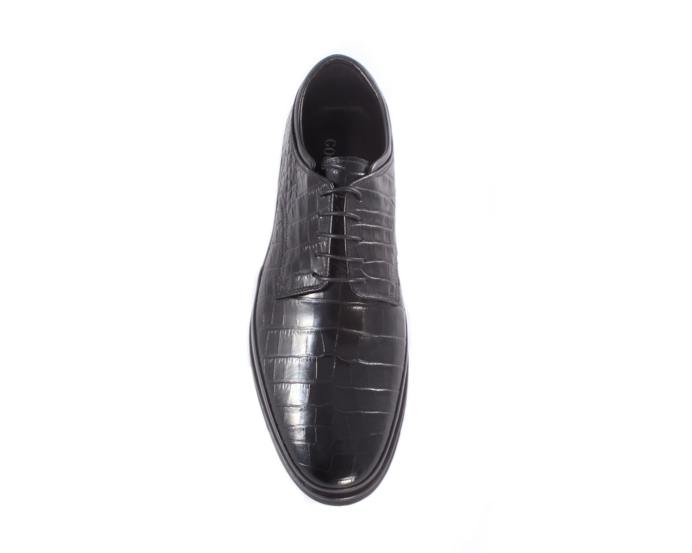 Кожаные дерби Goodman 53205 с принтом