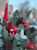 Композиция настольная со свечами