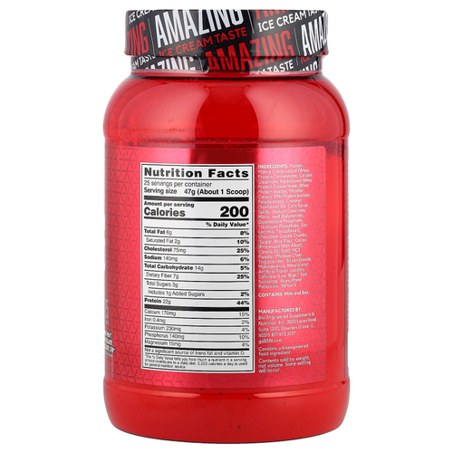 BSN, Syntha-6, Cold Stone Creamery, мята и шоколадная крошка, 2,59 фунта (1,17 кг)