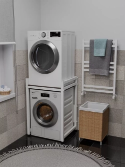 Стеллаж с полкой над стиральной машиной