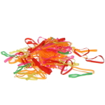 Резинки для волос силиконовые «Новый Год- Валенок», цвет микс, 250шт, 17,5*15 см