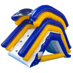 Надувная герметичная водная горка «АкваГлайд» ПВХ 0,9 мм, 4х2х3.2 м