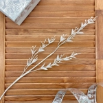 Ветка декоративная «Сказочные блики» 65 см, Белый