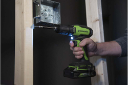 Дрель аккумуляторная GREENWORKS GD24DD35 24 V без акк и з/у   3704007