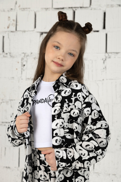 Рубашка текстильная для девочки 3-6 лет Fleur de Vie