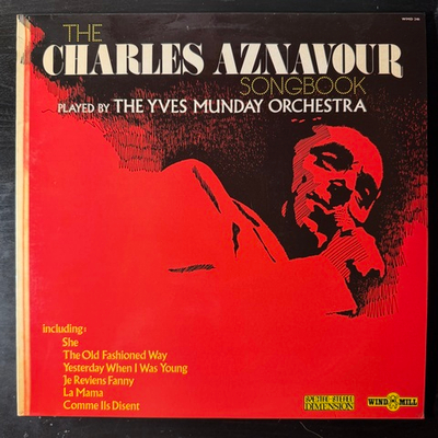 The Yves Munday Orchestra ‎– The Charles Aznavour Songbook (Англия 1975г.)