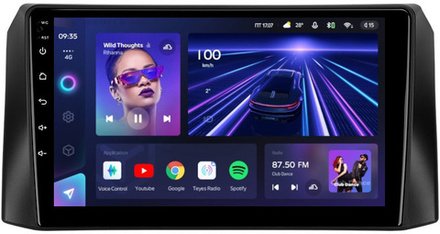 Магнитола для УАЗ Патриот, Пикап 2016-2023+ (поддержка кнопок руля, рамка под 9") - Teyes CC3L на Android 10, 8-ядер, CarPlay, 4G SIM-слот