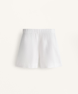 Oysho Шорты-бермуды из 100% льна, белый