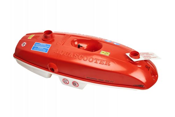 Корпус бака с предупреждающими наклейками для Comer Aquascooter Supermagnum AS650