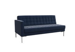 Forest Секция с подлокотником трехместная FR-SP-03 (R) Kardif 028/Металл Серый 1850*800*840