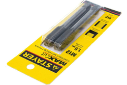 Комплект метчиков Stayer MASTER сталь 9ХС М12х1.5 2 шт 28025-12-1.5-H2