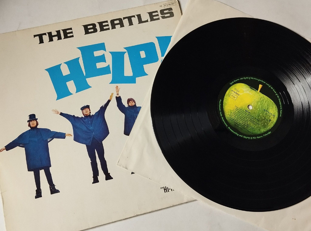 Винтажная виниловая пластинка LP The Beatles Help (Germany 1977) I have Just Seen A Face