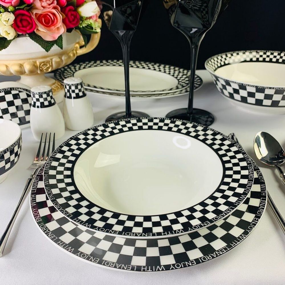 Lenardi 205-429 Обеденный сервиз 23пр. ENJOY в под.уп.(х1)Фарфор