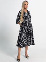 Платье Доминанта (черное/кошки) П15359-16М LT Collection