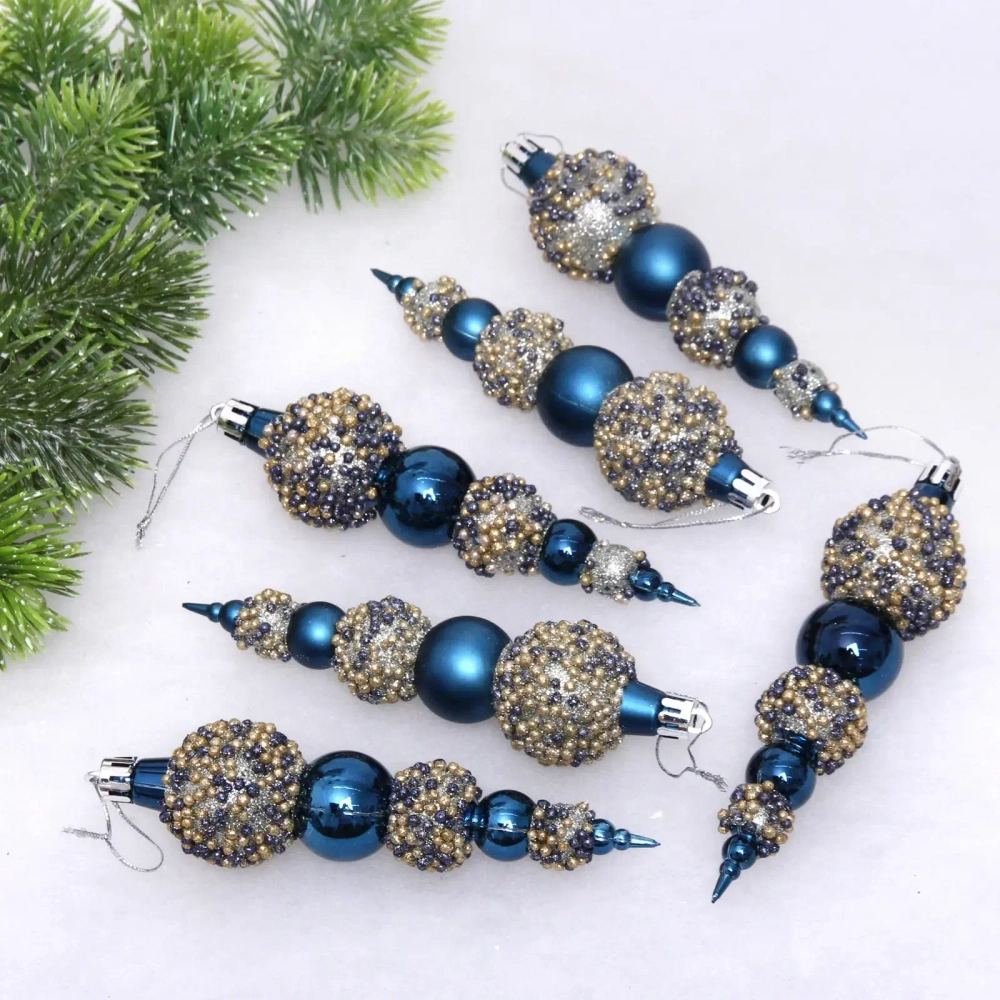 Набор украшений SHINE «Fairy tale» 14 см (6 шт.), night blue