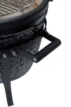 Керамический угольный гриль Diamond Egg Smart Deep Black, 33 см, чёрный