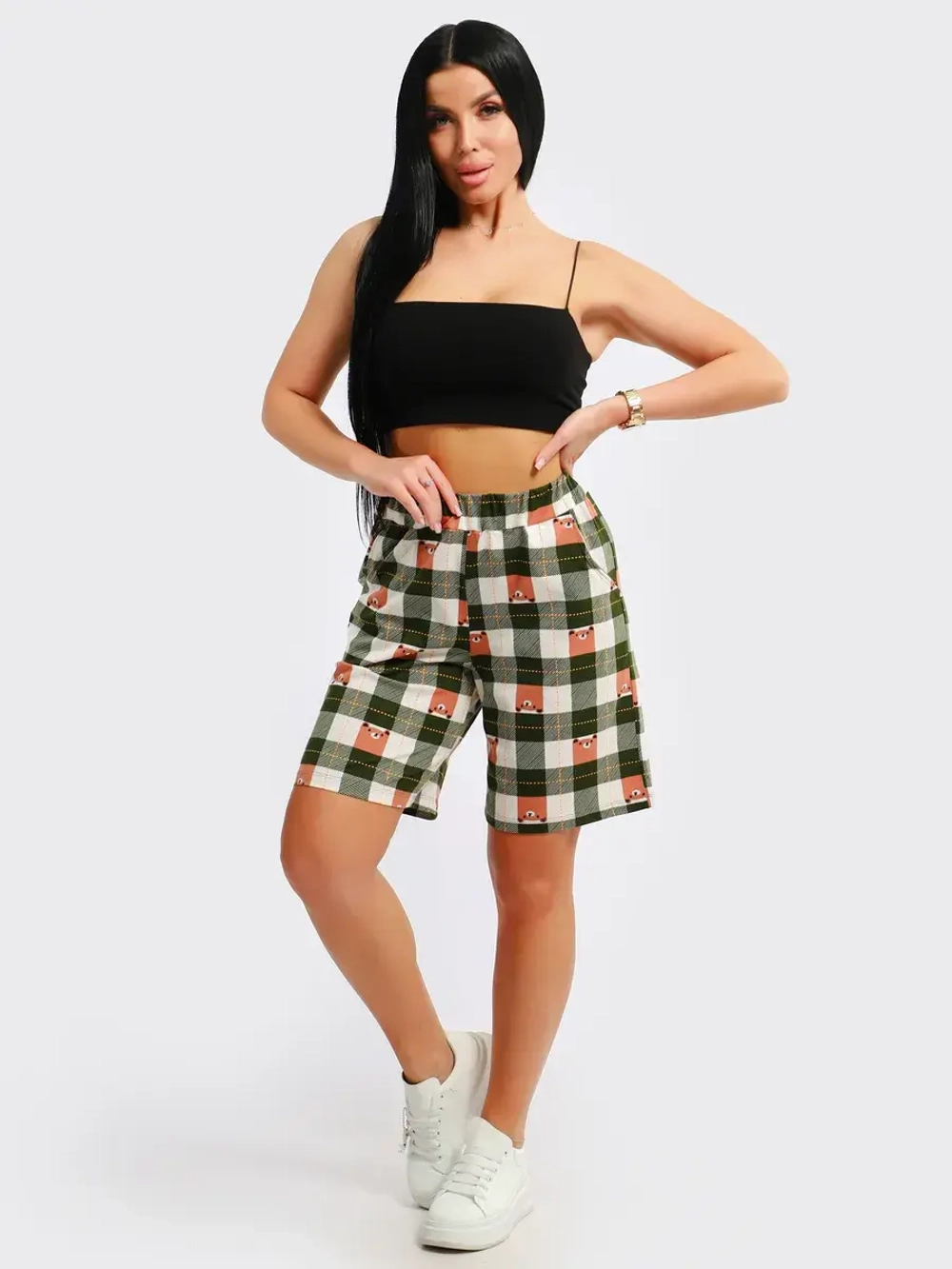 Шорты женские большие размеры