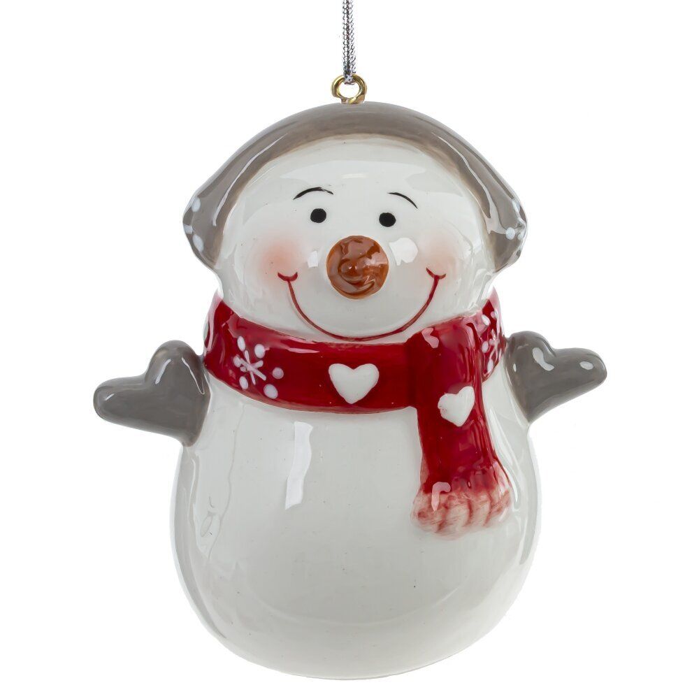 GAEM Изделие декоративное подвесное "Снеговик", L6,5 W4,5 H7 см, 2в.