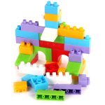 Конструктор в ведре BLOCKS №33. Артикул Арт.№043(в наборе 33 детали конструктора, ведро, крышка от в