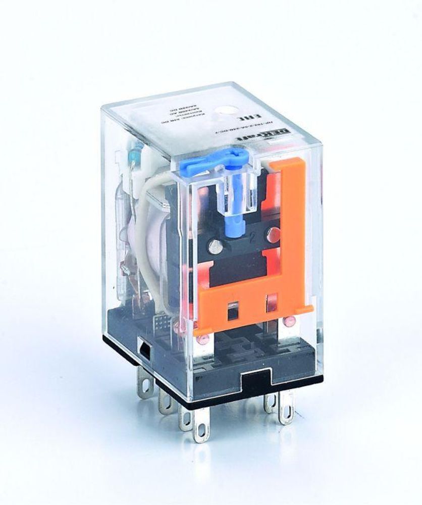 Реле промежуточное ПР-102 5А 6В DC 2 конт. с LED-индикацией и TEST фукц. DEKraft 23835DEK Реле промежуточное ПР-102 5А 6В DC 2 конт. с LED-индикацией и TEST фукц. DEKraft 23835DEK