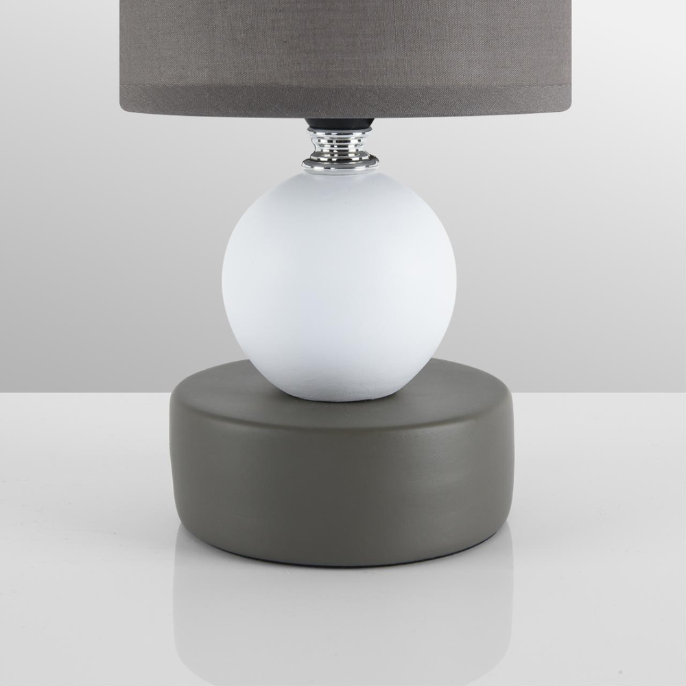 8182/1T MODERNI LN26 501 коричневый, керамика/текстиль Настольная лампа E14 1*40W 220V LALANA