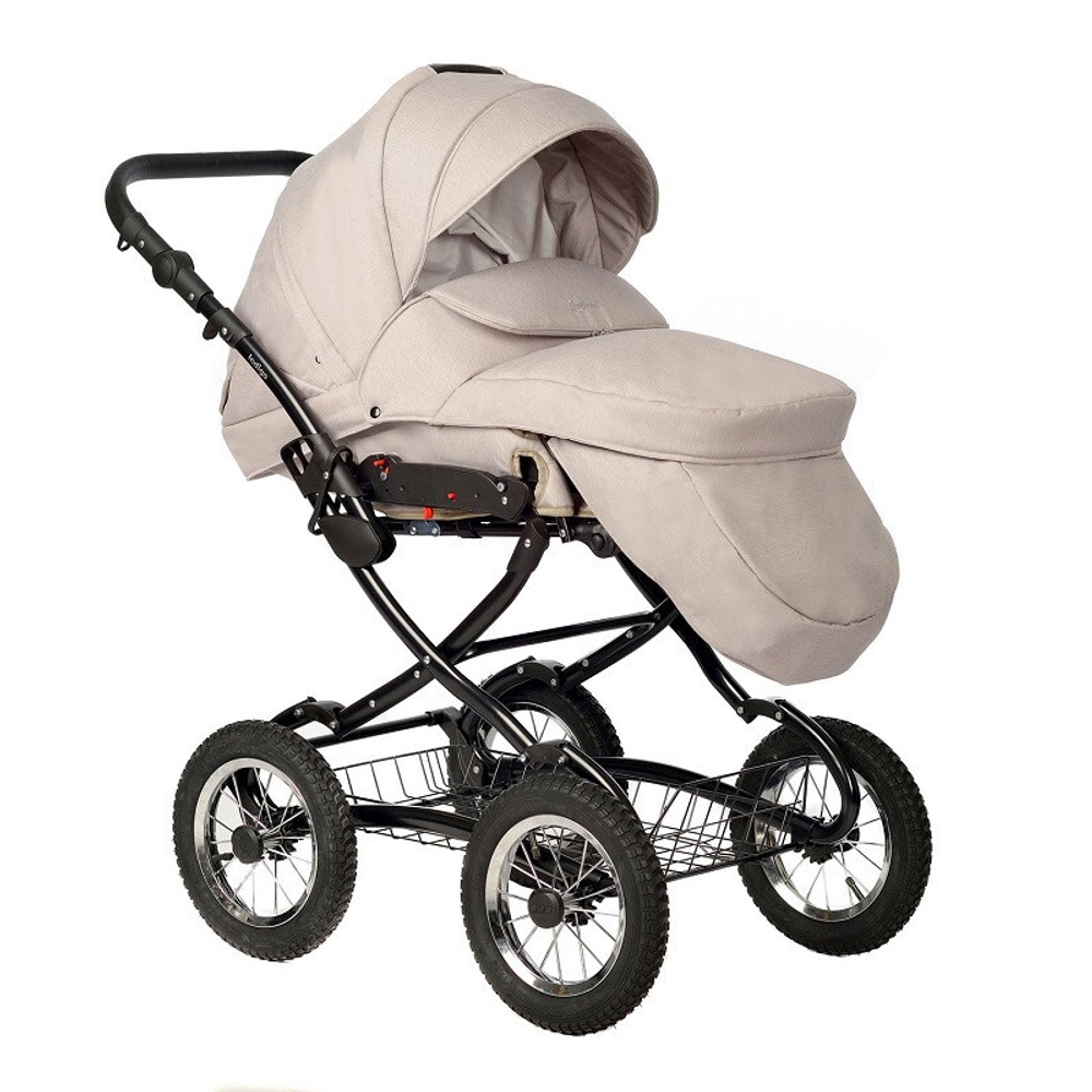 Детская коляска Indigo Barbara 21 Classic 2 в 1 Ba08 бежевый