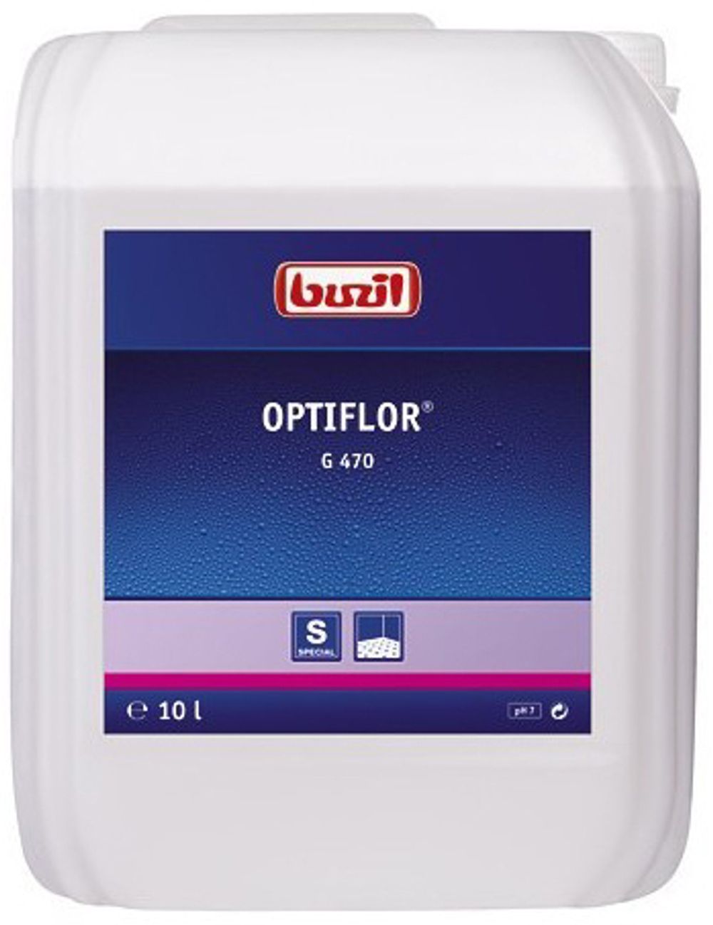 Optiflor, концентрированный пенный шампунь для текстильных поверхностей, Buzil 10 л.