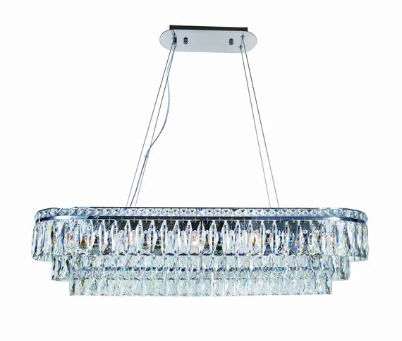 2785R/10A CHROME+CLEAR (1) Люстра NW