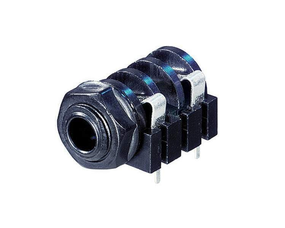 NEUTRIK NYS 219  Гнездо на плату 1/4 Phono Jack female, стерео