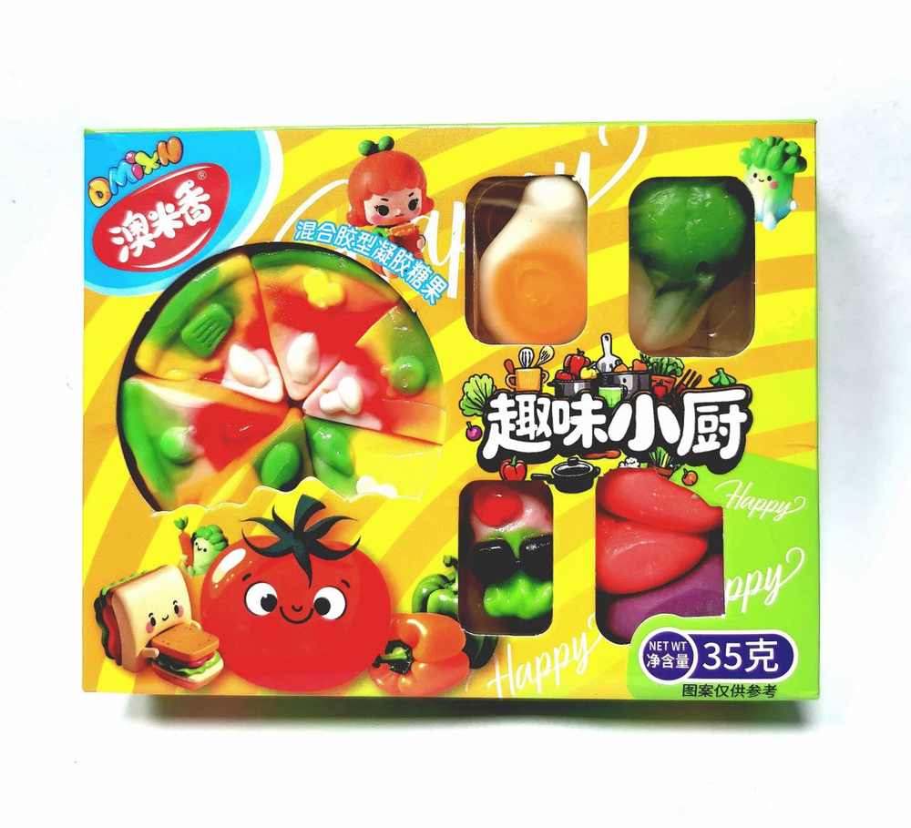 Мармелад OMIXN пицца и овощи 35 г