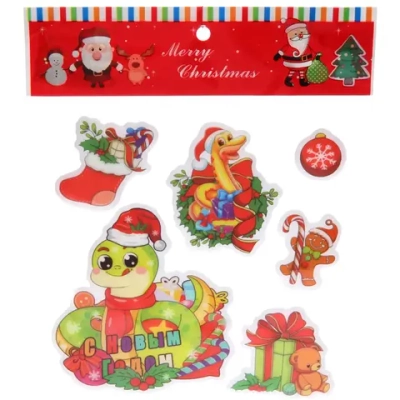 Набор наклеек «Змейка улыбака» 20*20 см, в ассортименте