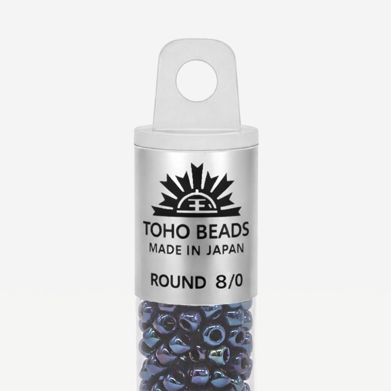 Японский бисер TOHO Round 8/0 (№88), металлизированный, непрозрачный глянцевый