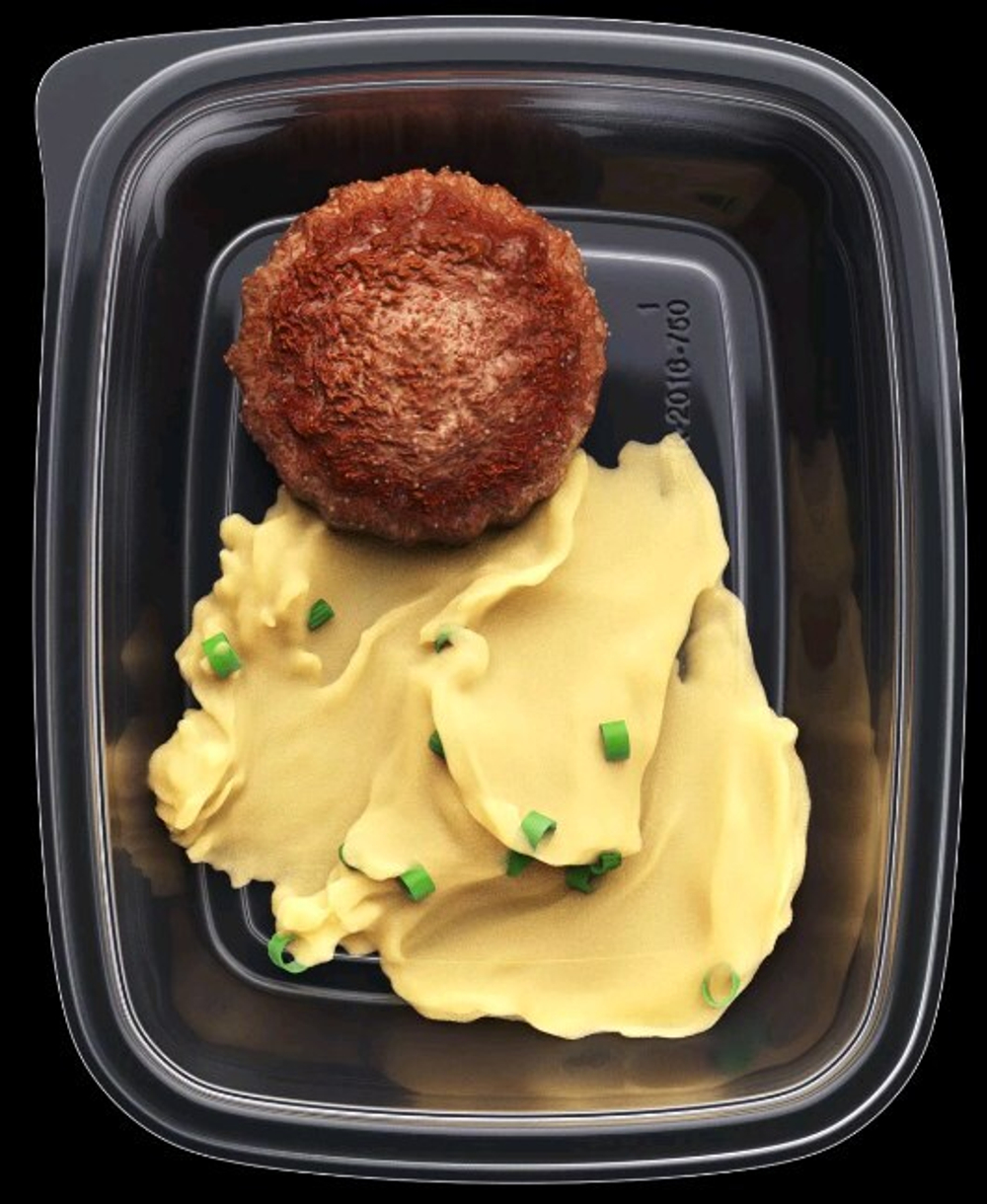 Одноразовые контейнеры секционные 750мл 200х160х50мм (50/100шт)