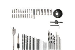 Набор сверл, бит и насадок GREENWORKS (60 шт.)   2944507