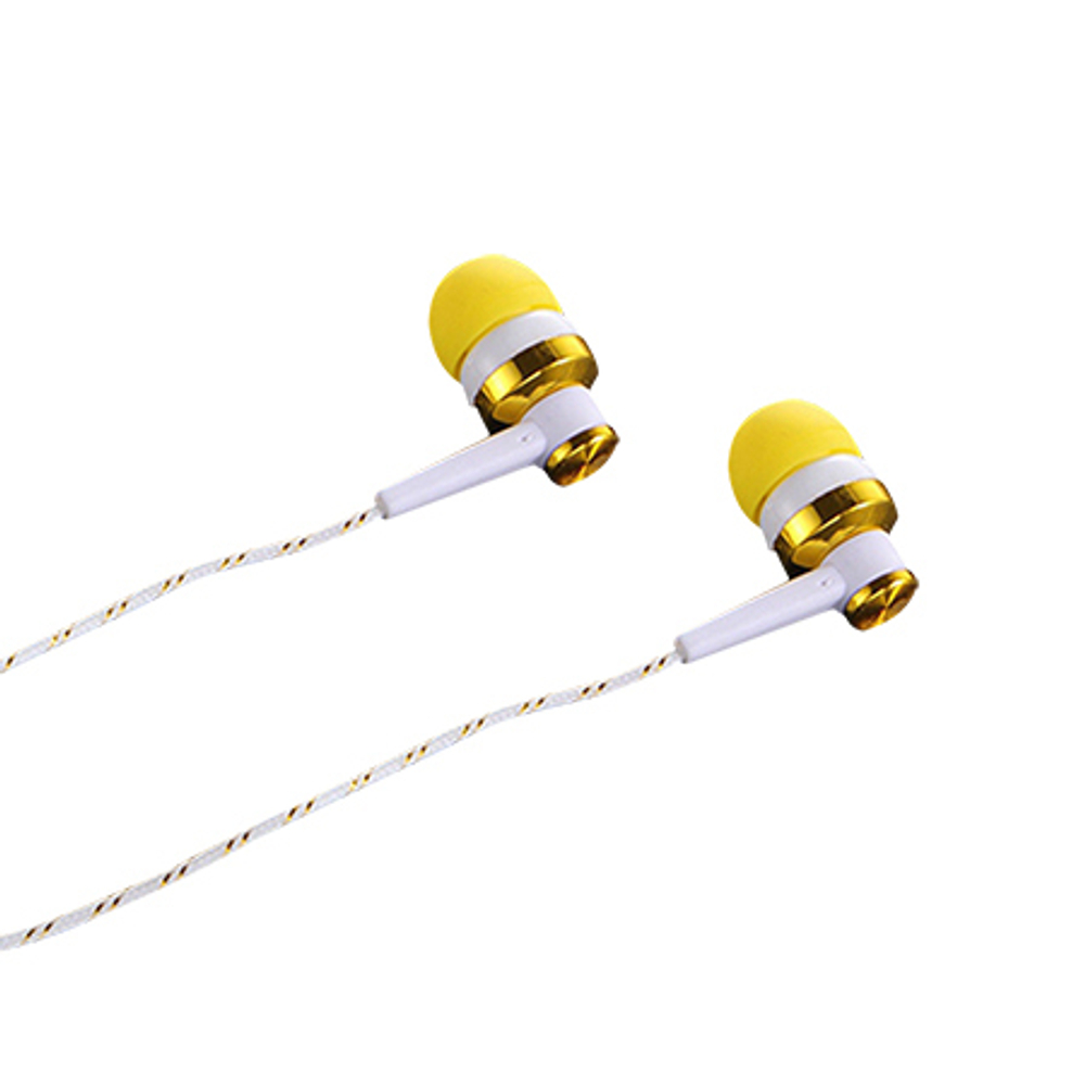 Проводные наушники MegaBass Ring (золото)