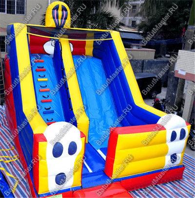 Детский надувной батут-горка "Зайка" 8*5*6 м